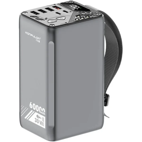 پاوربانک کانفلون مدل A47Q ظرفیت 60000 میلی آمپر ساعت