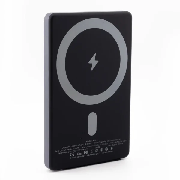 پاوربانک آیرنج طرح مگ سیف مدل IR- X12 ظرفیت 5000 میلیآمپرساعت